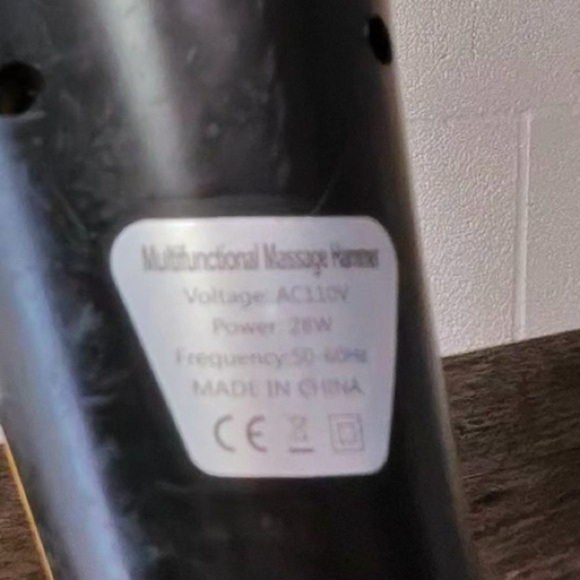 Yellow and Black Handheld Massager - Picture 5 of 5